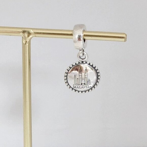 Pandora Malaysia Petronas Twin Towers Exclusive Dangle Charm S925 ALE with box - Picture 3 of 5